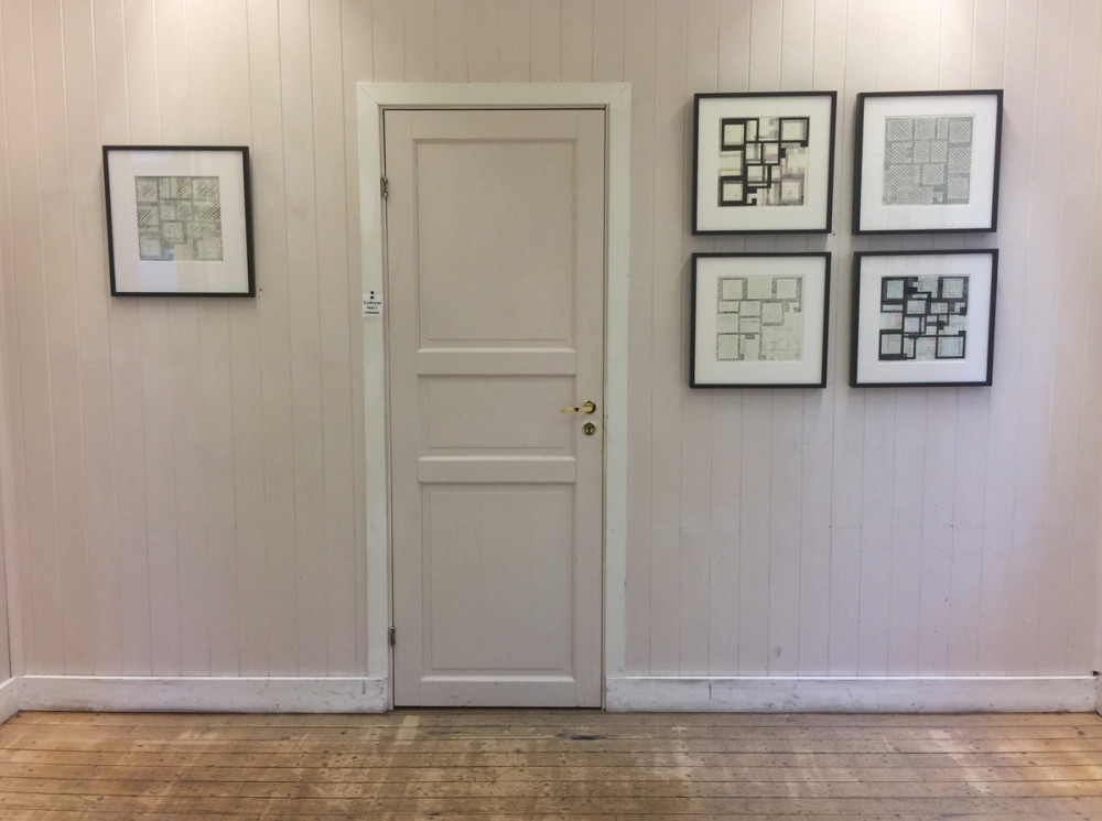 5 monoprints from the series 