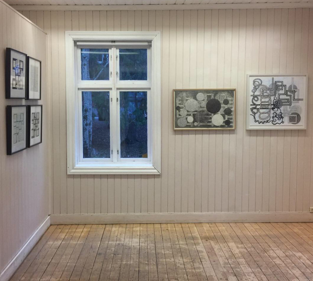 Drawings and monoprints.